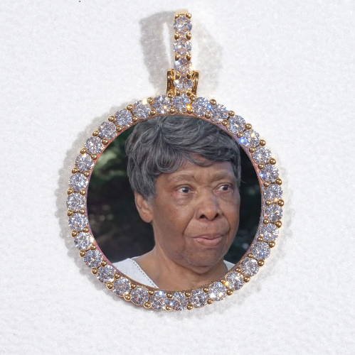 3D CIRCLE CUSTOM PICTURE PENDANT SMALL SIZE