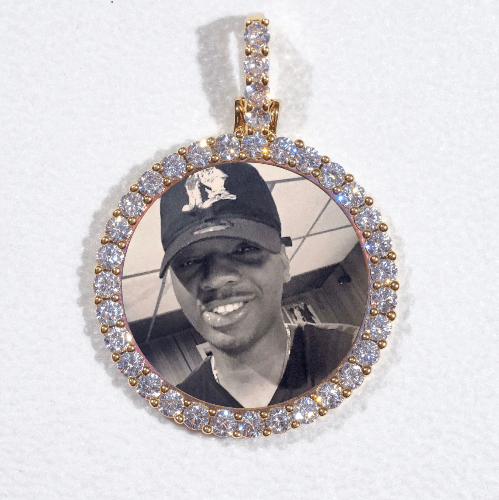 3D CIRCLE CUSTOM PICTURE PENDANT SMALL SIZE