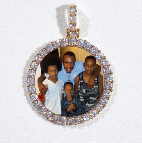 3D CIRCLE CUSTOM PICTURE PENDANT SMALL SIZE