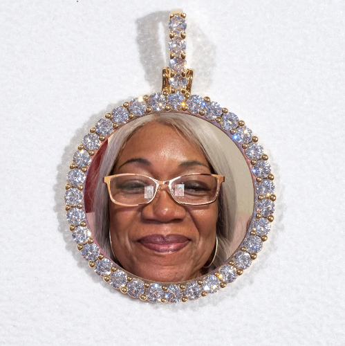 3D CIRCLE CUSTOM PICTURE PENDANT SMALL SIZE