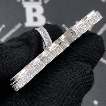 .925 Silver BadAzz Baguette VVS CZ Iced Out Pendant