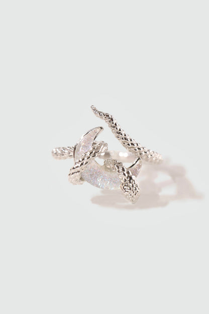 Moon Snake Ring