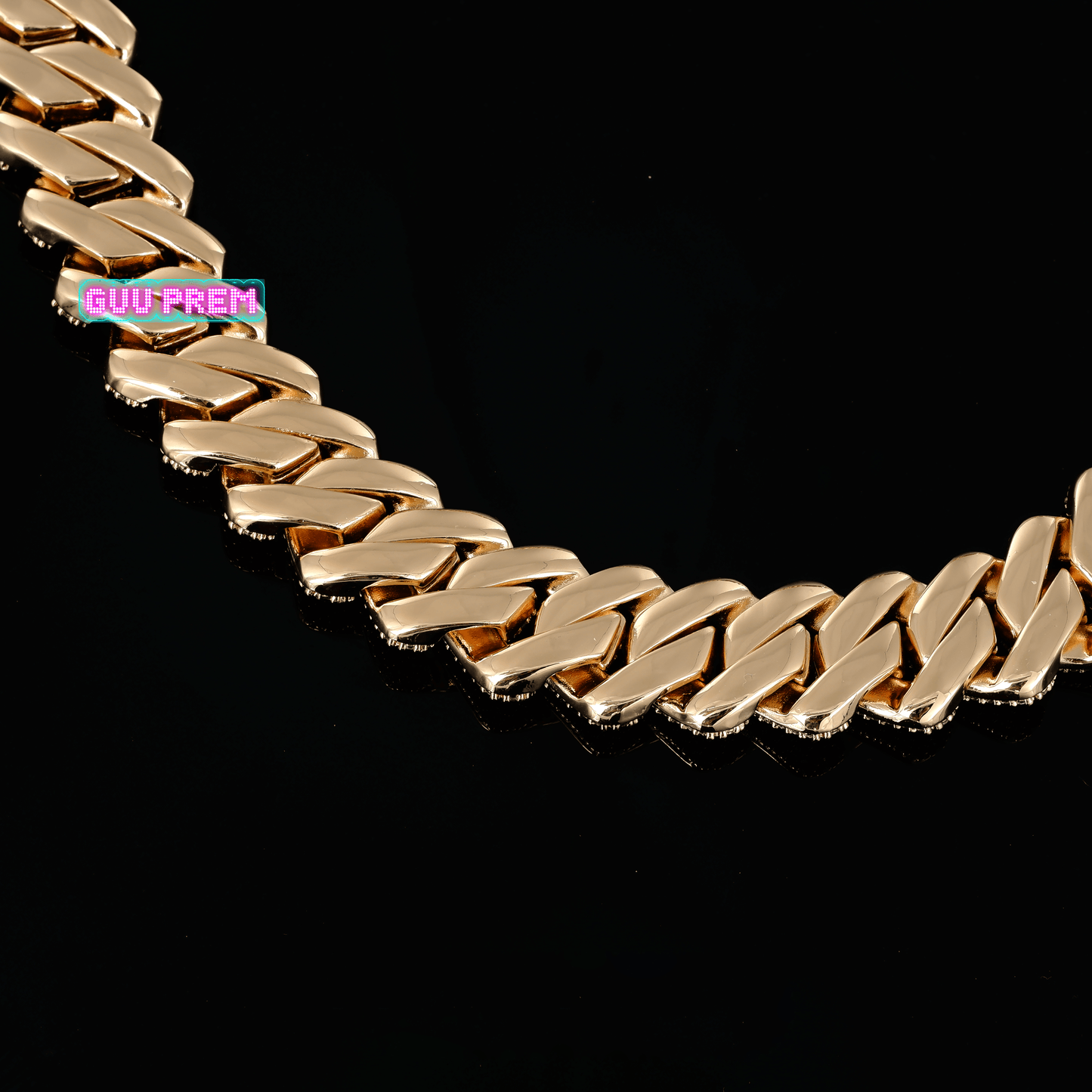 19mm Iced Prong Cuban Chain