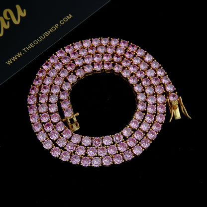 2020 New 4mm Multicolor Iced Tennis Chain