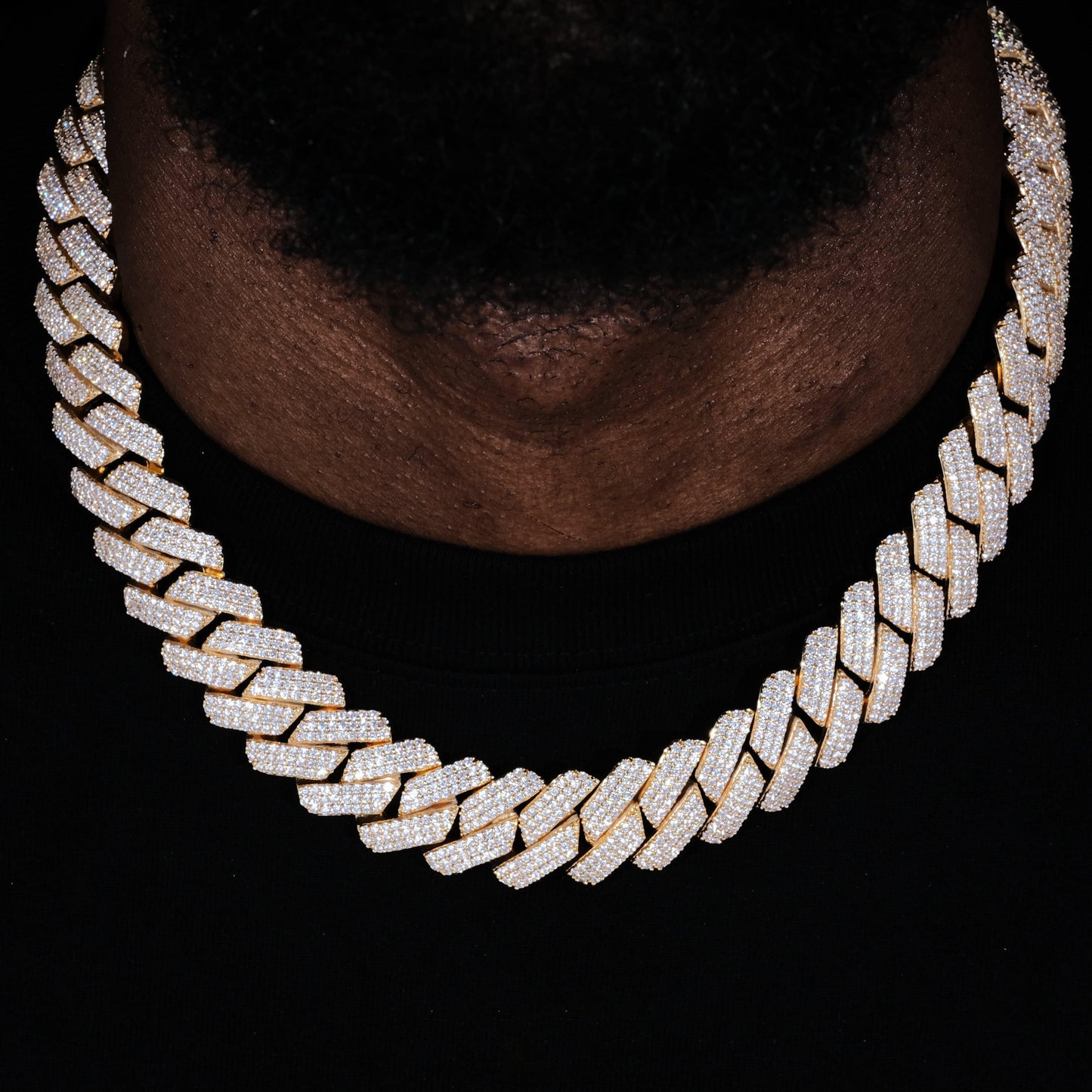 19mm Iced Prong Cuban Chain
