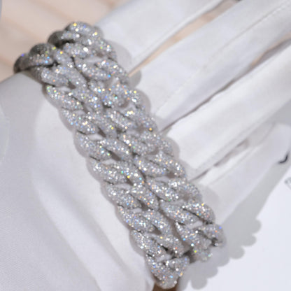 15mm 5-Row Iced Cuban Chain