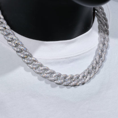 15mm 5-Row Iced Cuban Chain