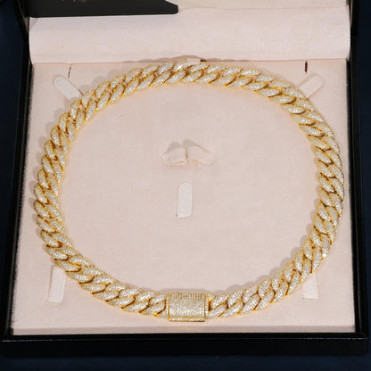 15mm 5-Row Iced Cuban Chain