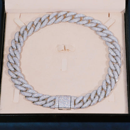 18mm 5-Row Iced Cuban Chain