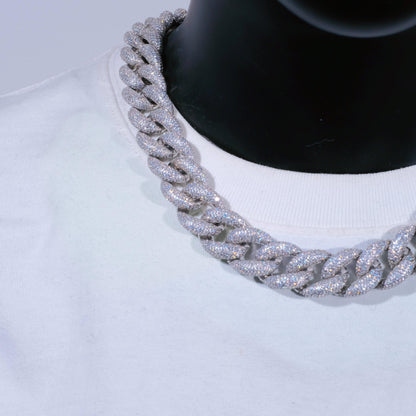 18mm 5-Row Iced Cuban Chain