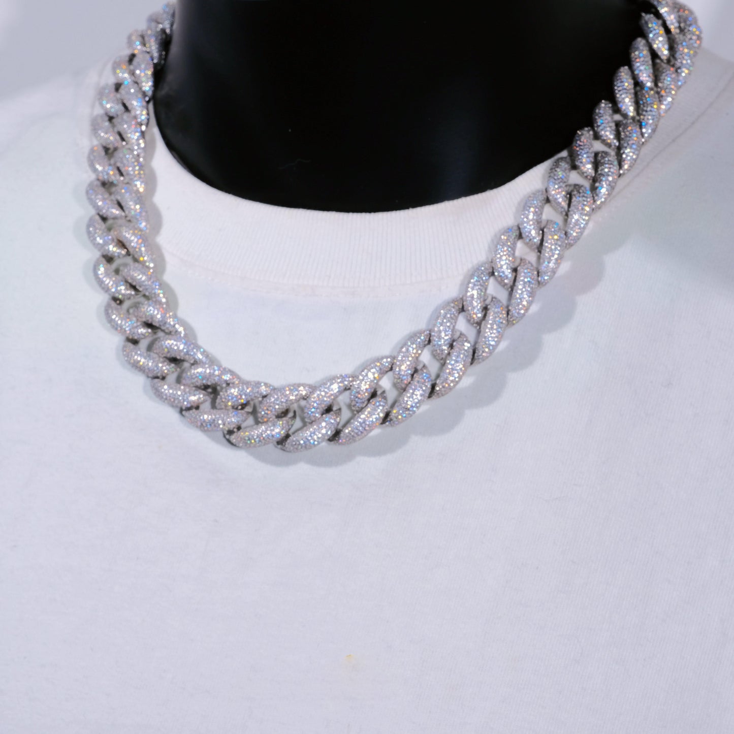 18mm 5-Row Iced Cuban Chain