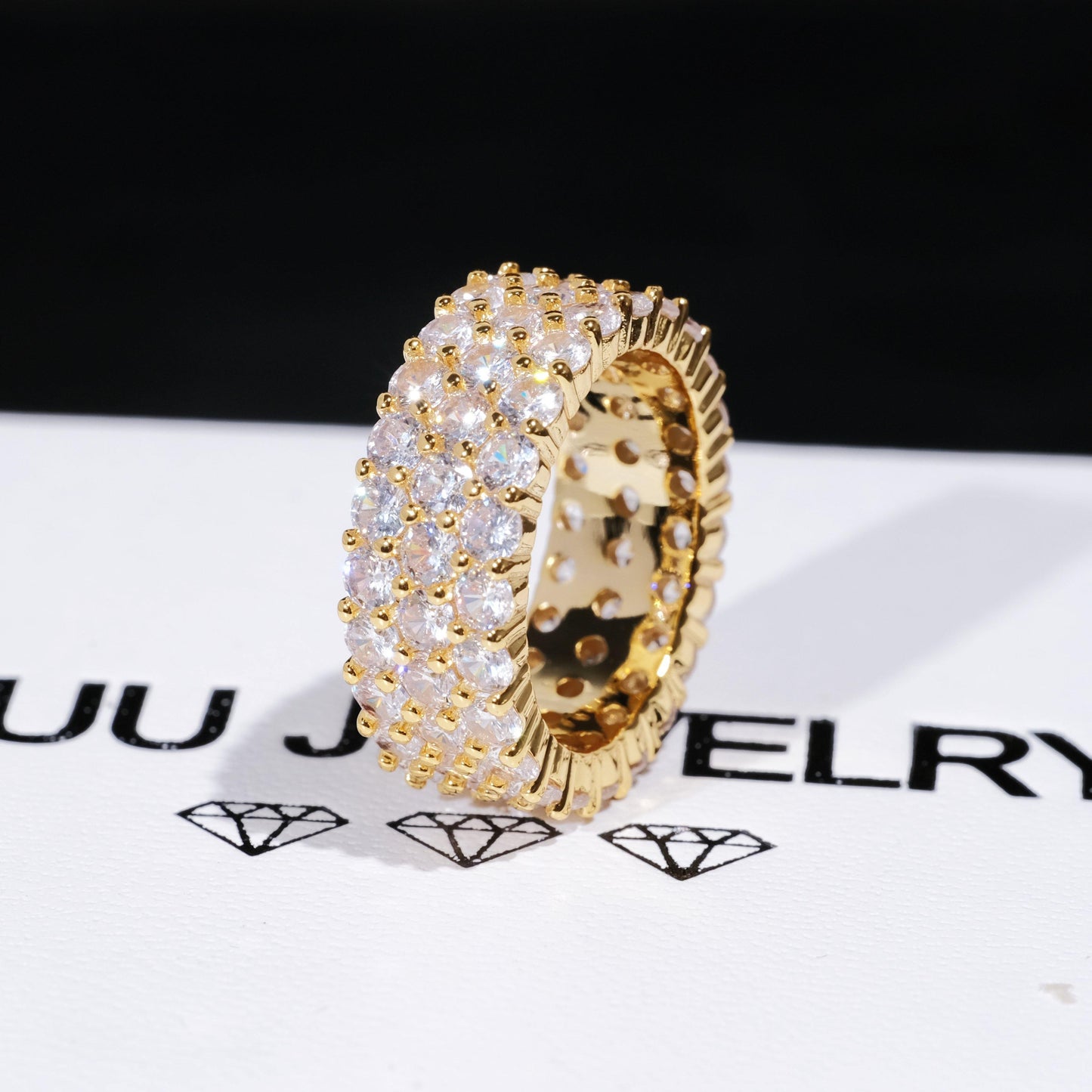 3 Row Eternity Ring