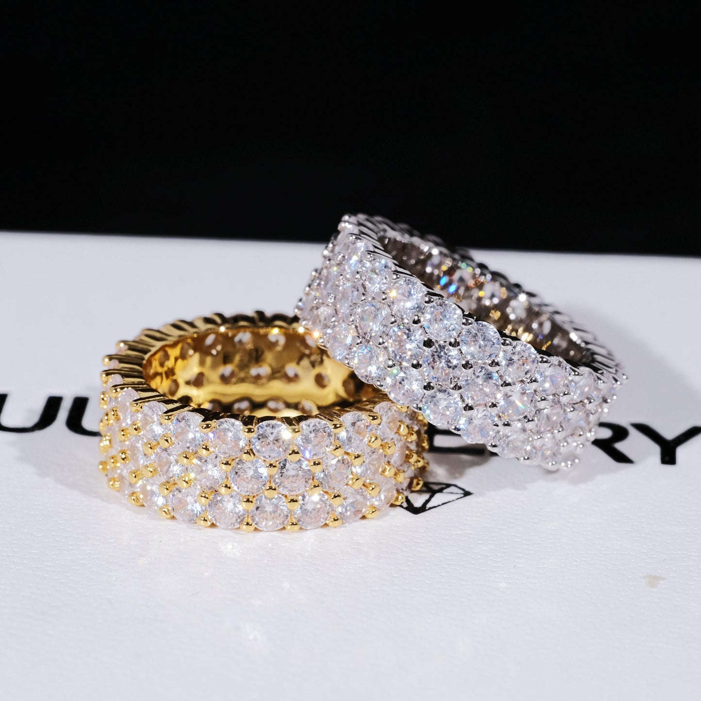 3 Row Eternity Ring