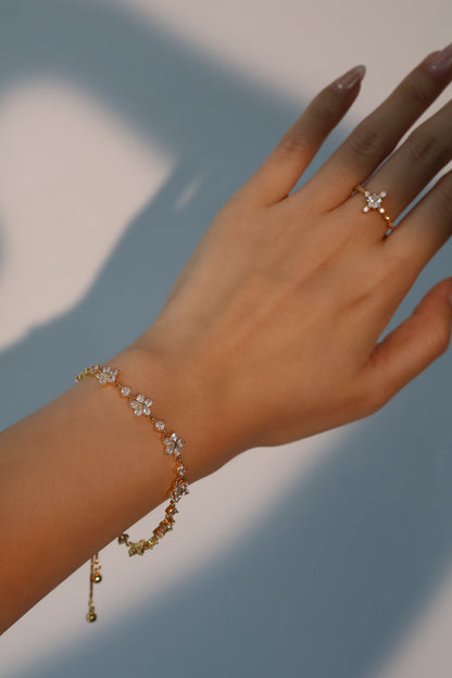 18K Real Gold Plated Starlight Ring