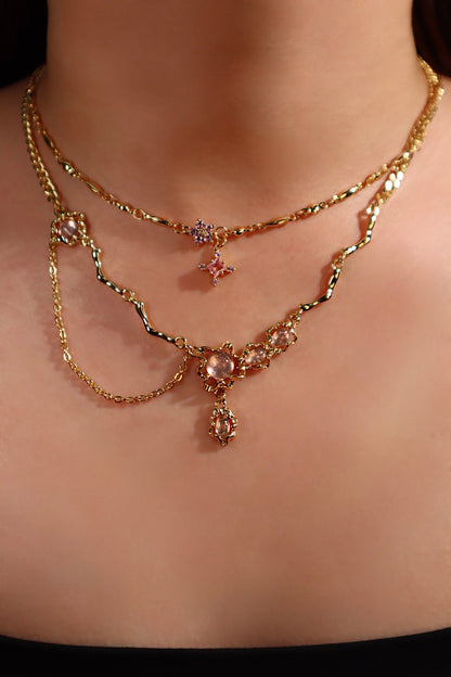 Enchanted Pink Starlight Necklace Bundle