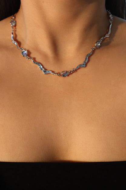 Moonstones Wave Necklace Bundle (Waist Chain)