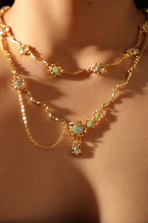 Opal Necklace Duo Bundle