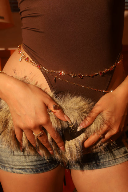Cross Necklace and Extension Link Bundle (Waist Chain)