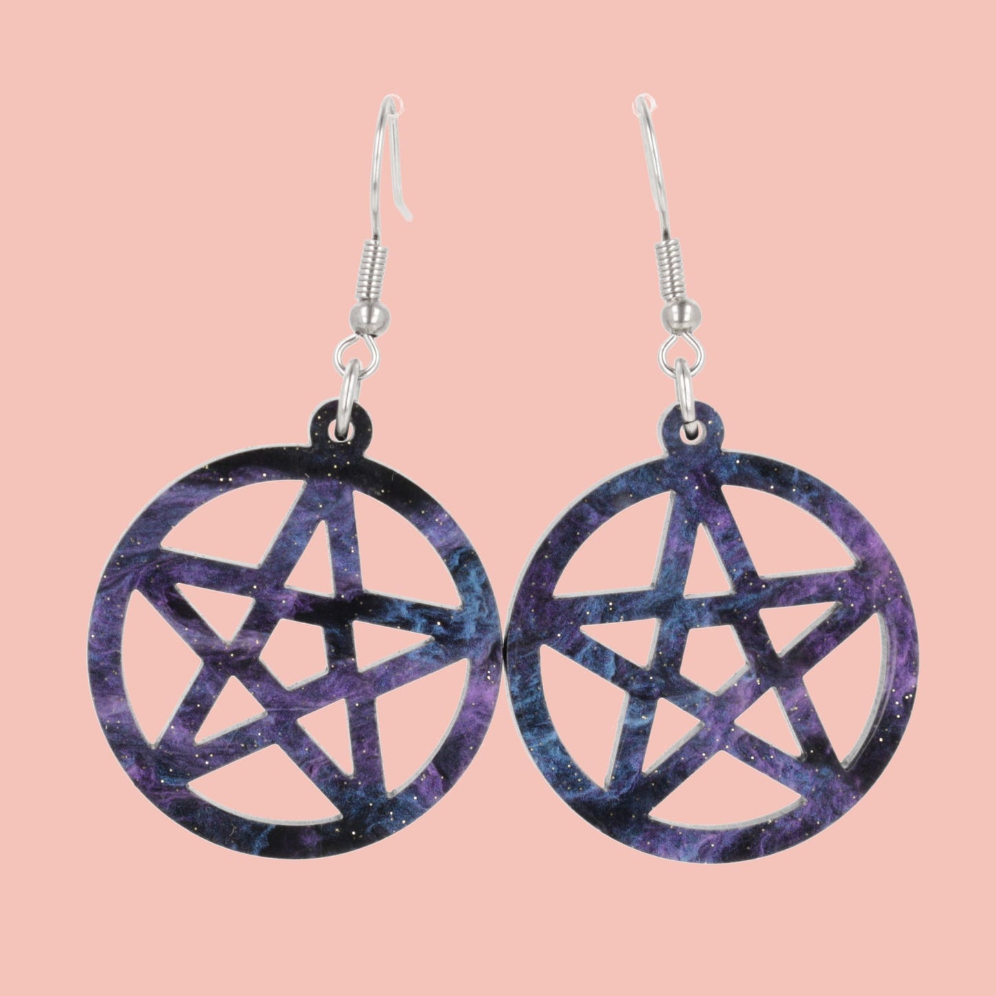 Witching Hour Pentacle Earrings
