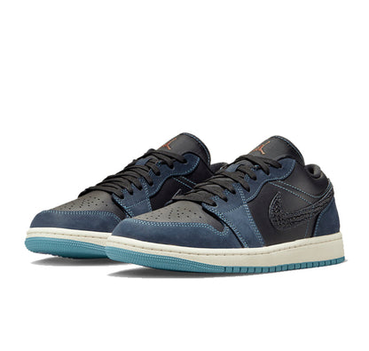 Air Jordan 1 Low "Black Dark Obsidian"