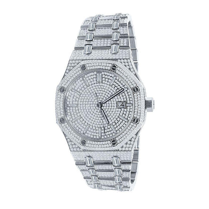 Amazing CZ Full Bustdown Iced Out Watch