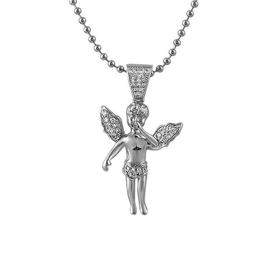 Angel Micro Hip Hop Bling Pendant