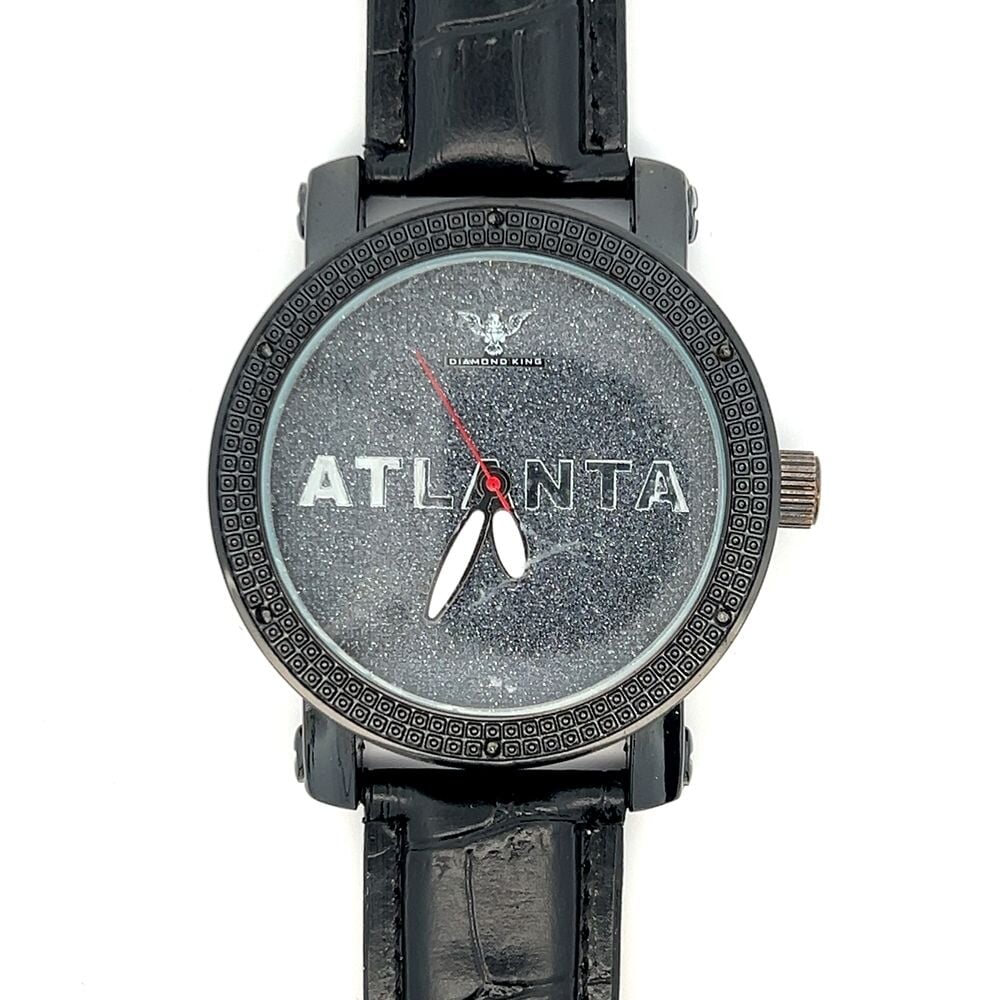 Atlanta Dial Hip Hop Real Diamond Watch