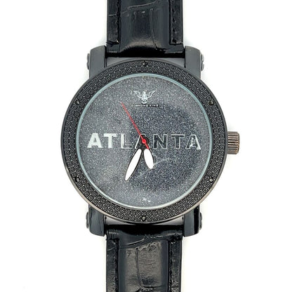 Atlanta Dial Hip Hop Real Diamond Watch