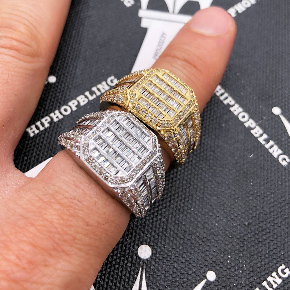 Baguette CEO Diamond Ring 2.10cttw 10K Gold