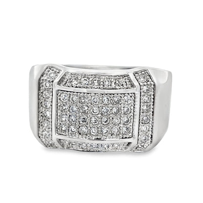 Baller CZ Ring .925 Sterling Silver