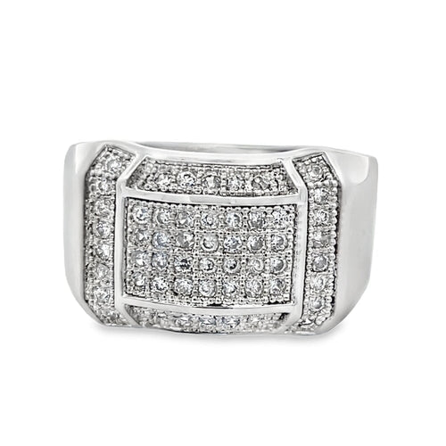 Baller CZ Ring .925 Sterling Silver