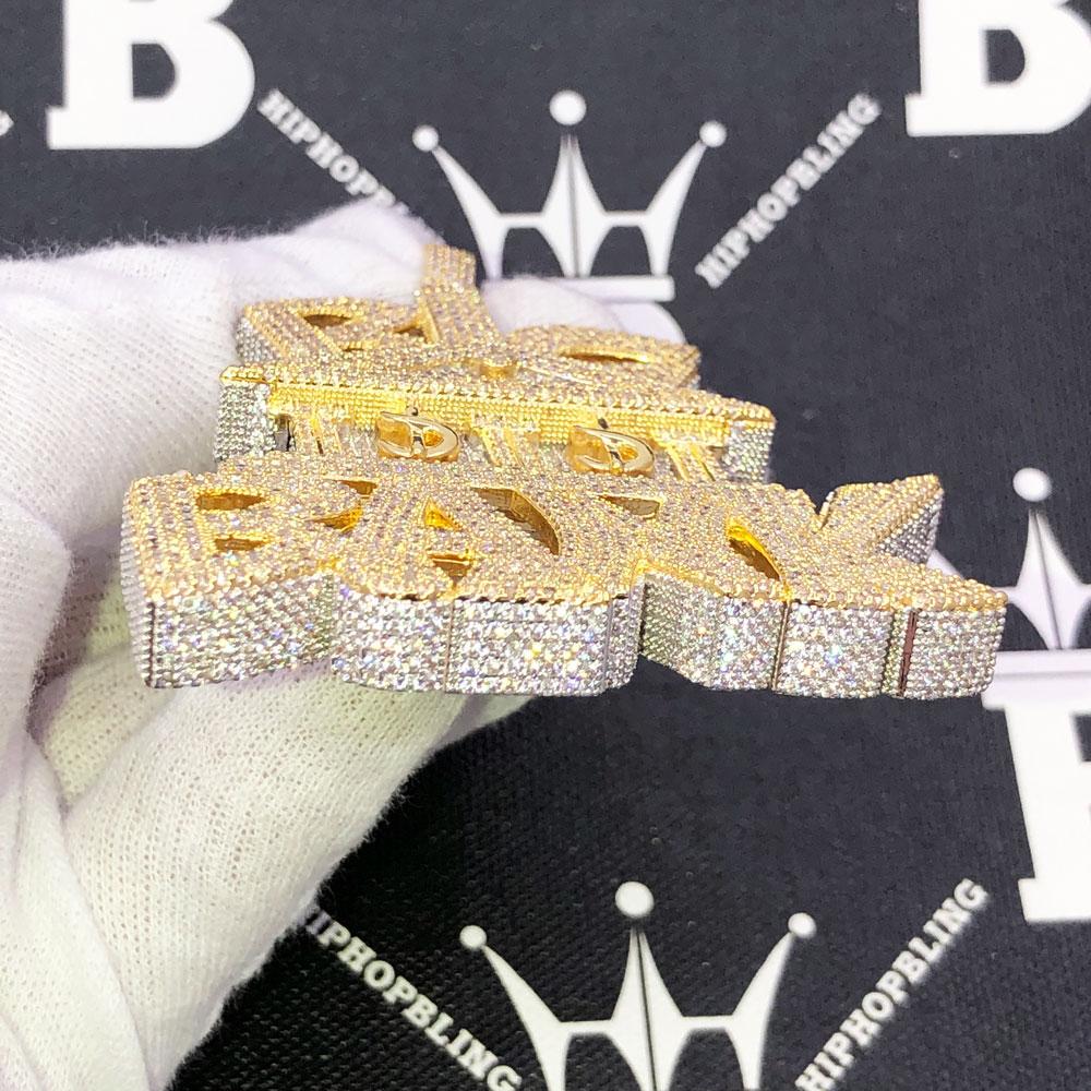 Big Bank $ CZ Hip Hop Bling Iced Out Pendant