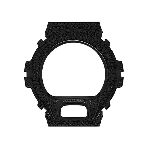 Black CZ Stainless Steel Bezel Case For Casio G Shock DW6900