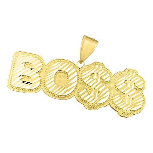 BO$$ Boss DC 10K Yellow Gold Pendant