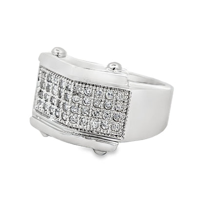 Bolt CZ Ring .925 Sterling Silver