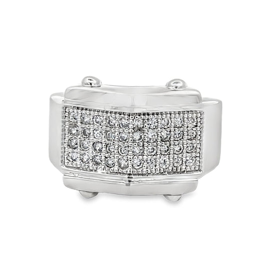 Bolt CZ Ring .925 Sterling Silver