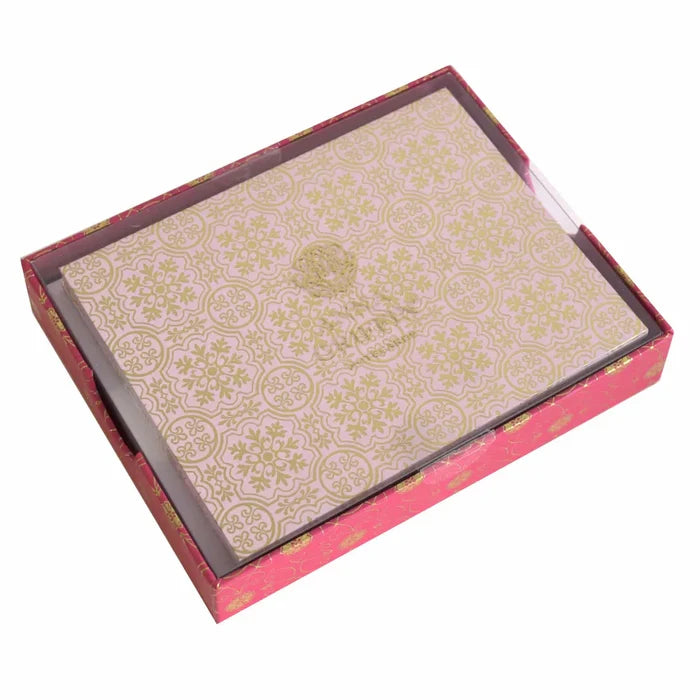 Boxed Notecards - Gilded Medallion