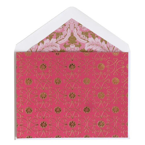 Boxed Notecards - Gilded Pink
