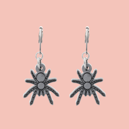 Web Developer Spider Huggie Hoop Earrings