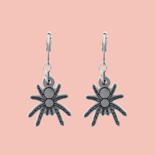 Web Developer Spider Huggie Hoop Earrings