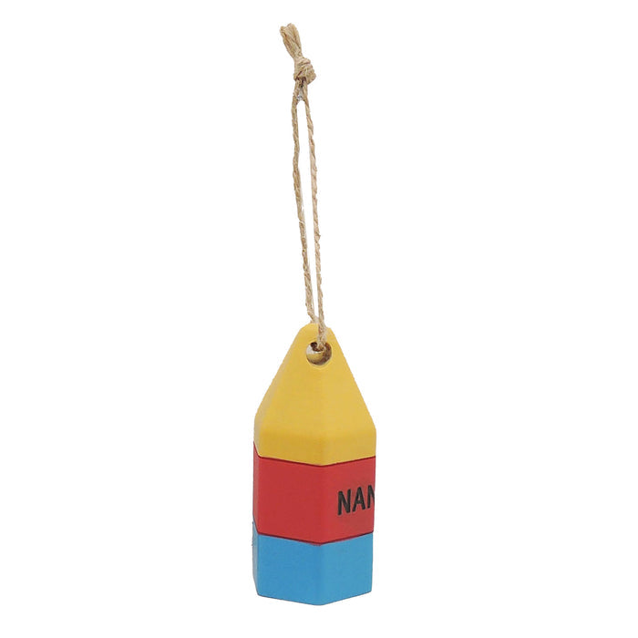 Buoy Ornament (Yellow, Red, Blue)