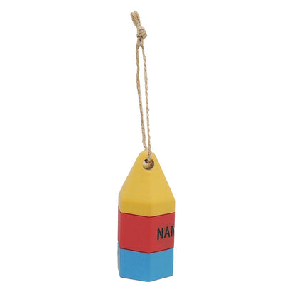 Buoy Ornament (Yellow, Red, Blue)