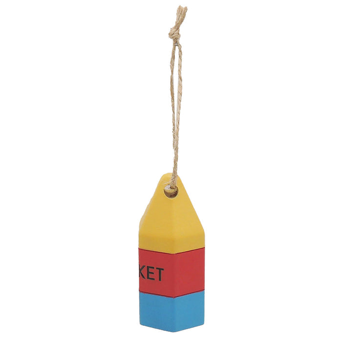 Buoy Ornament (Yellow, Red, Blue)
