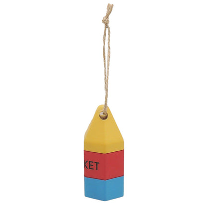 Buoy Ornament (Yellow, Red, Blue)