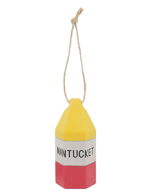 Buoy Ornament (Yellow, White, Pink)
