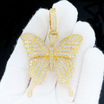 Butterfly Iced Out Hip Hop Pendant