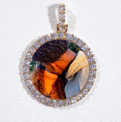 3D CIRCLE CUSTOM PICTURE PENDANT SMALL SIZE