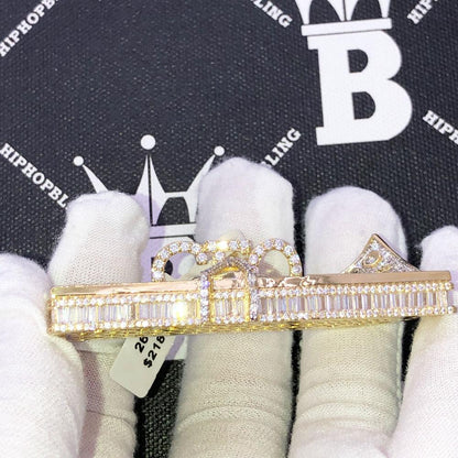 CEO $100 Bill Stack CZ Hip Hop Iced Out Pendant