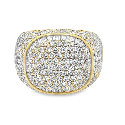 Championship 4.00cttw Diamond Ring 10K Yellow Gold
