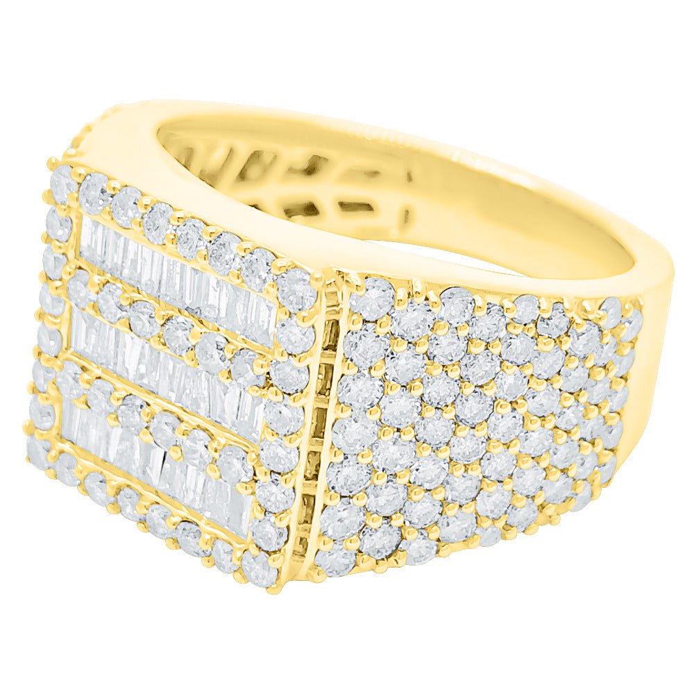 Clean Baguette Diamond Ring 2.90cttw 10K Gold